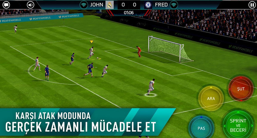 FIFA 18 indir iPhone Ücretsiz Futbol Oyunu